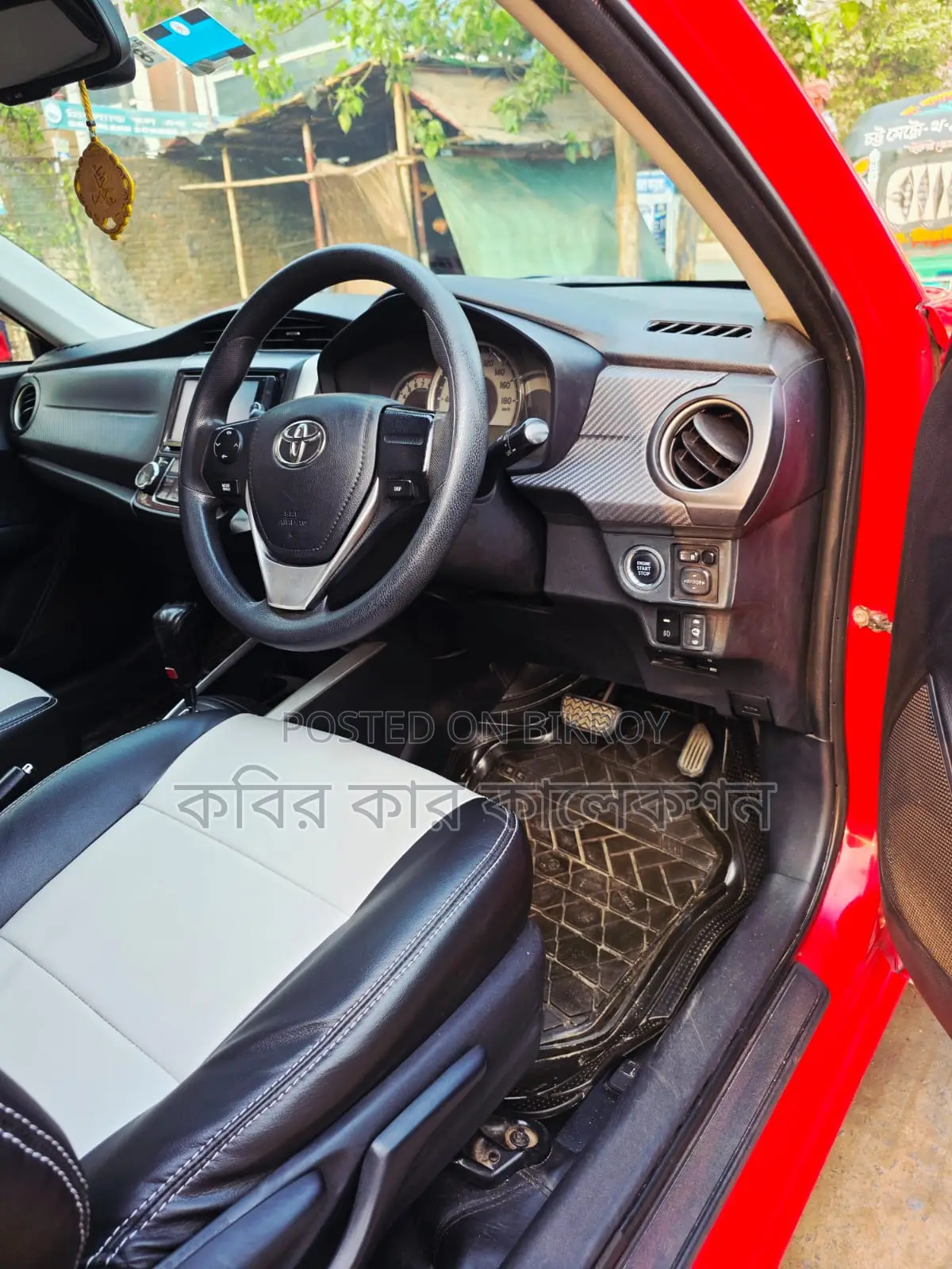 Toyota Fielder push start 2012