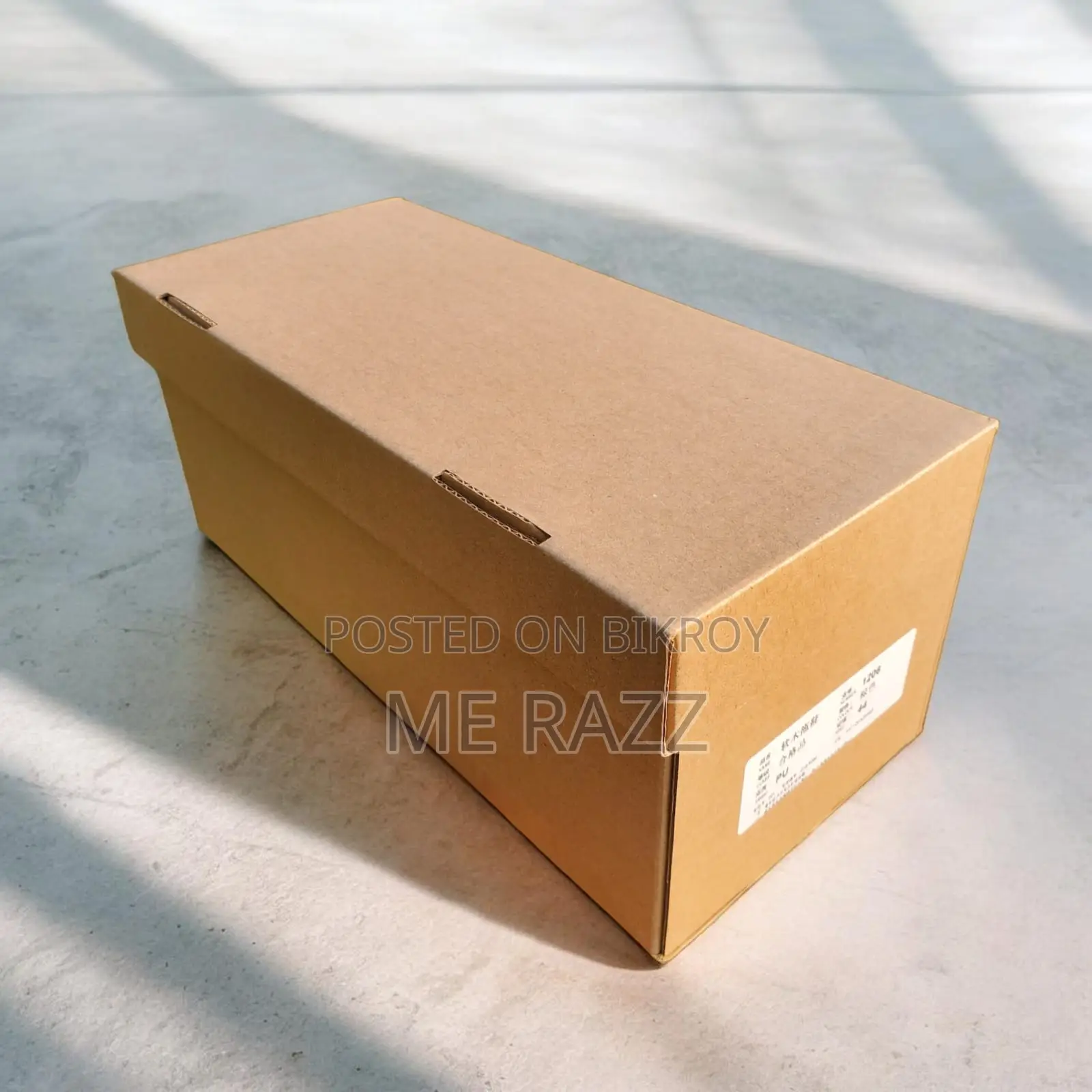 Premium Men’s Leather Sandals – Original Product Box with Tag