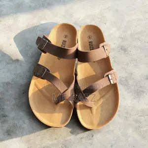 Premium Men’s Leather Sandals – Original Product Box with Tag