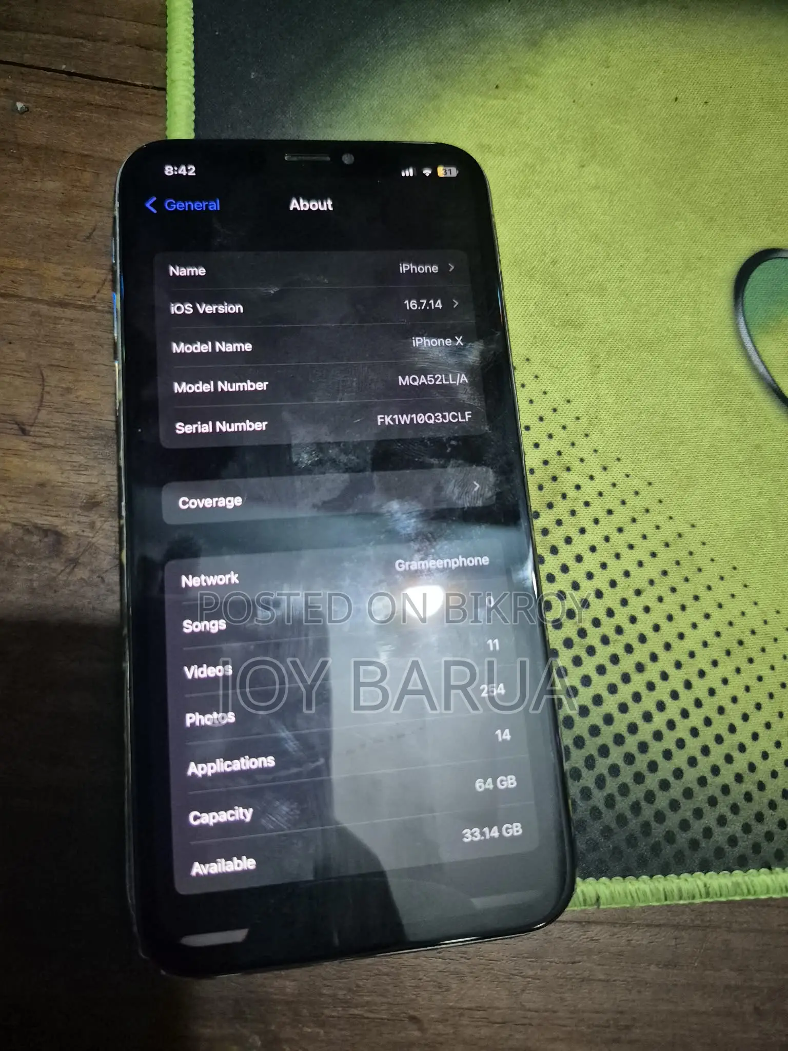 Apple iPhone X (Used)