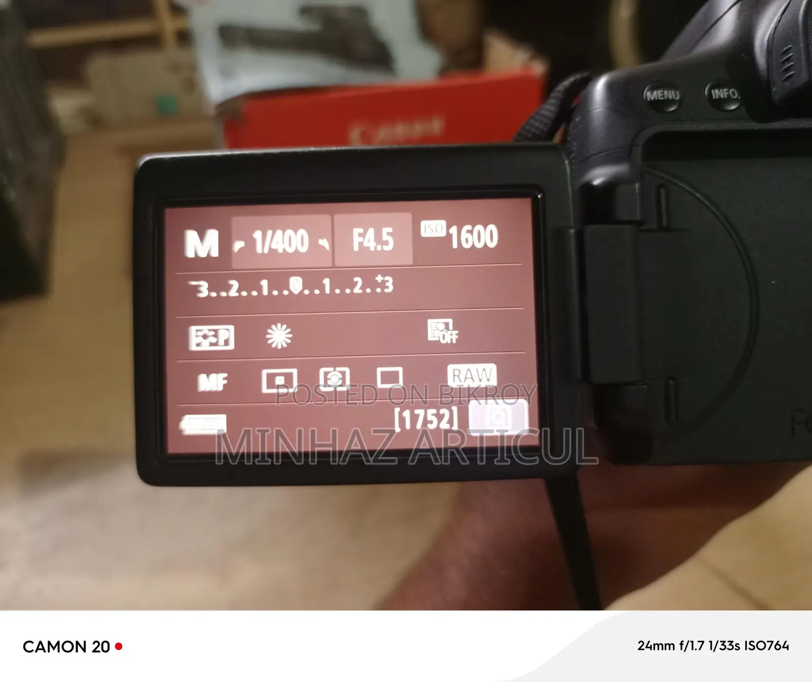 Canon EFS 750d With 55-250mm stm Telephoto Zoom Lens