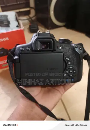 Canon EFS 750d With 55-250mm stm Telephoto Zoom Lens