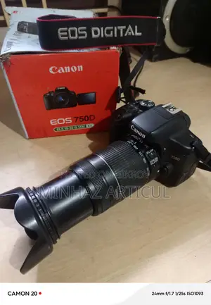 Canon EFS 750d With 55-250mm stm Telephoto Zoom Lens