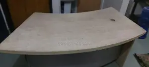 Large Curved Office / Computer Table (board) – Good Condition