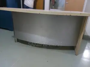 Large Curved Office / Computer Table (board) – Good Condition