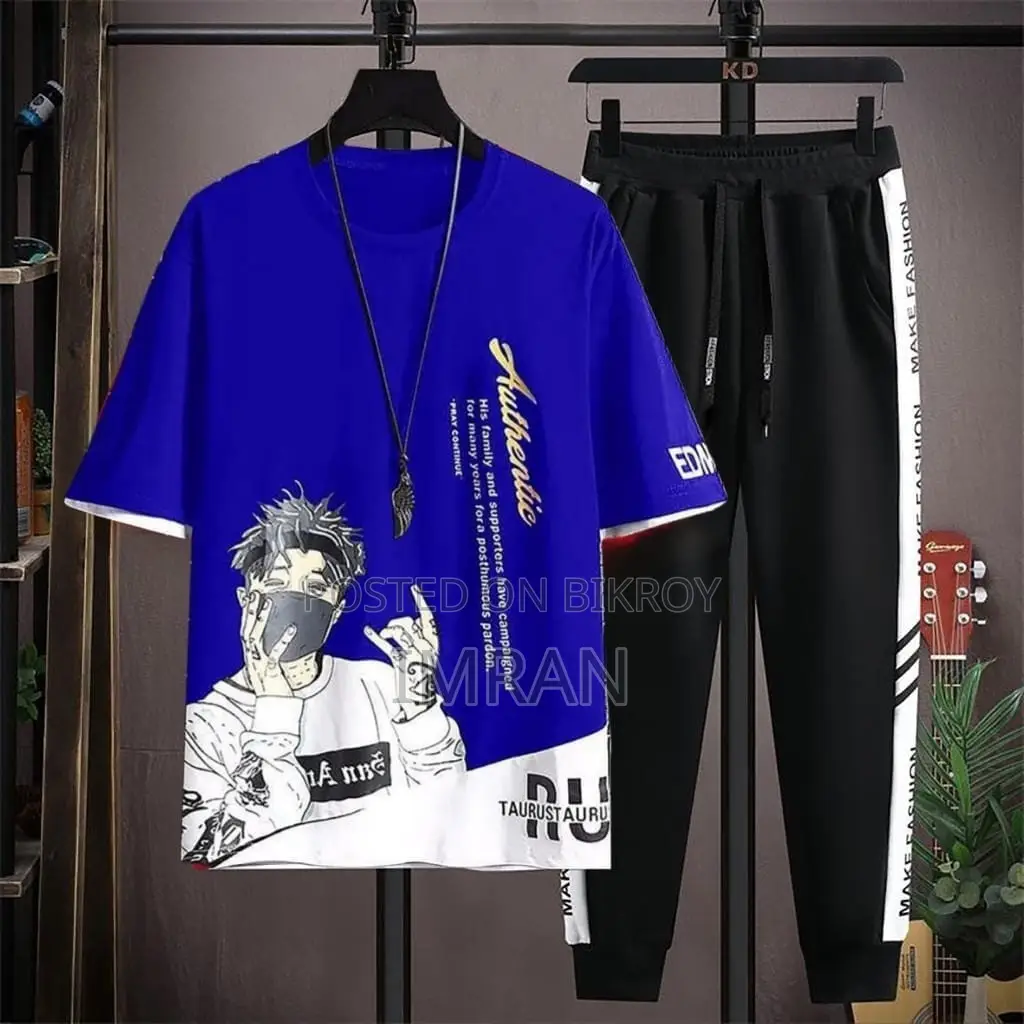 Mash T-shirt & Full Pant Set