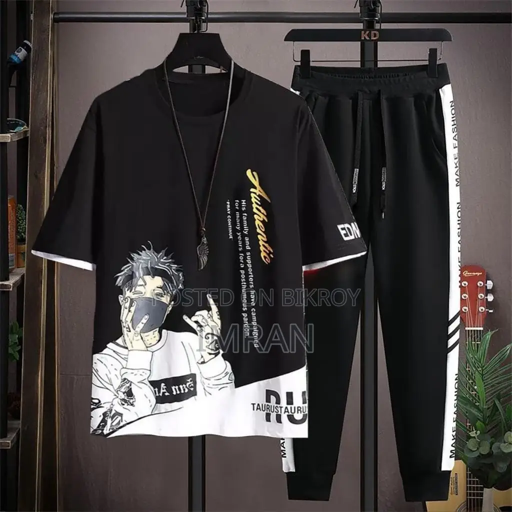 Mash T-shirt & Full Pant Set