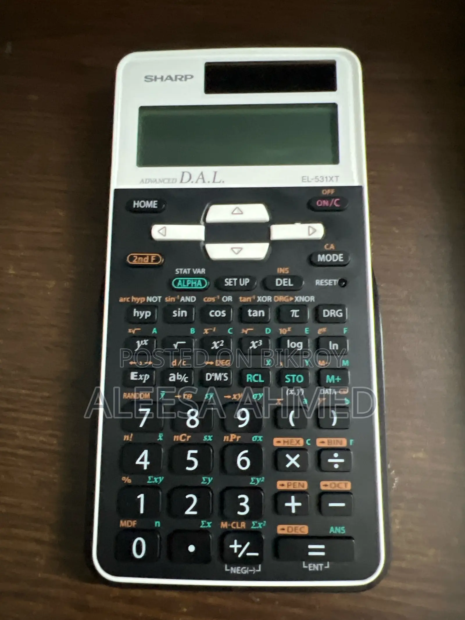 Sharp Advanced DAL EL-531XT Calculator