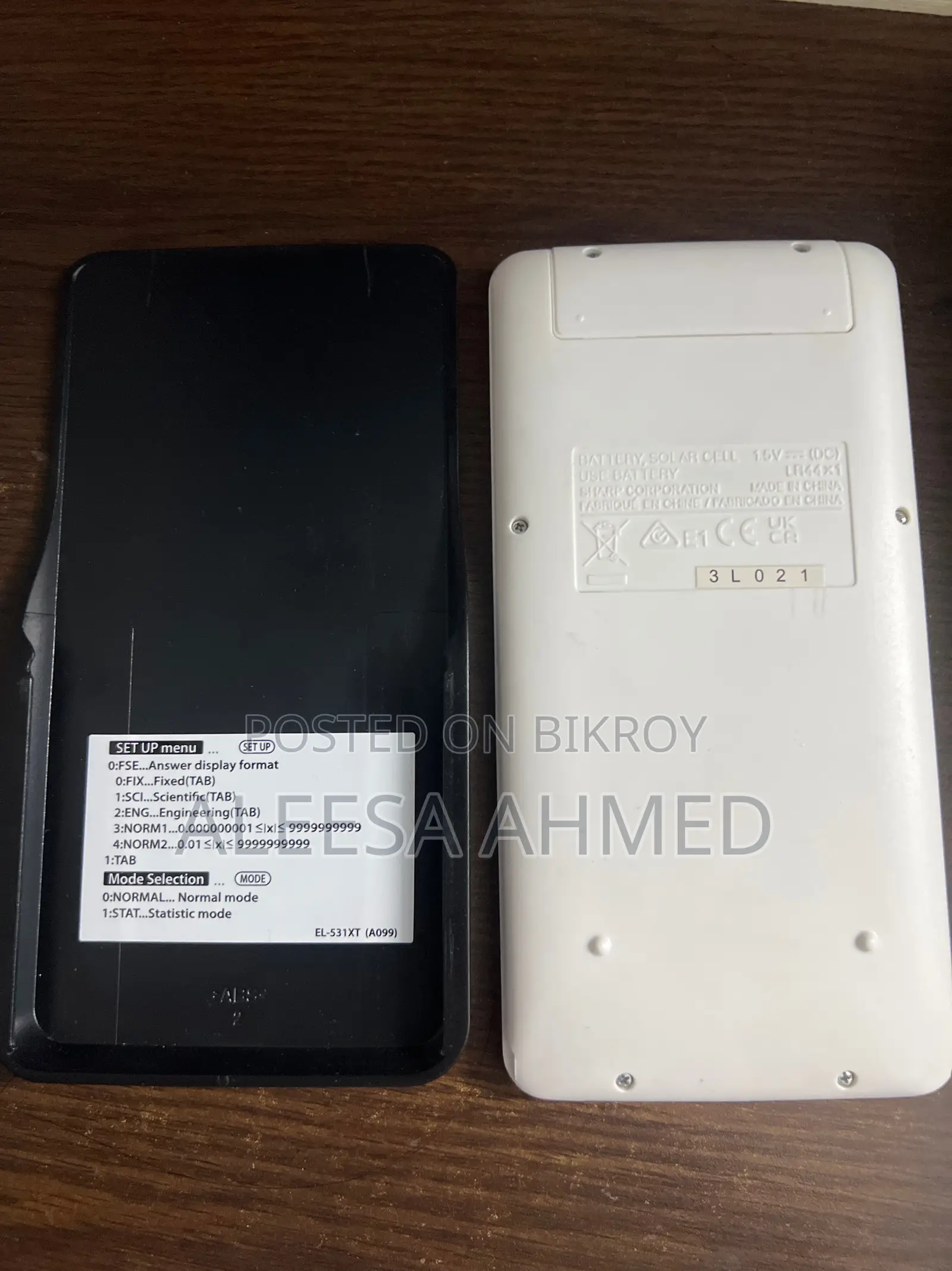 Sharp Advanced DAL EL-531XT Calculator