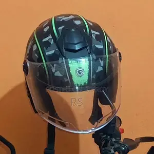 Exclusive Graphics Half Face Helmet