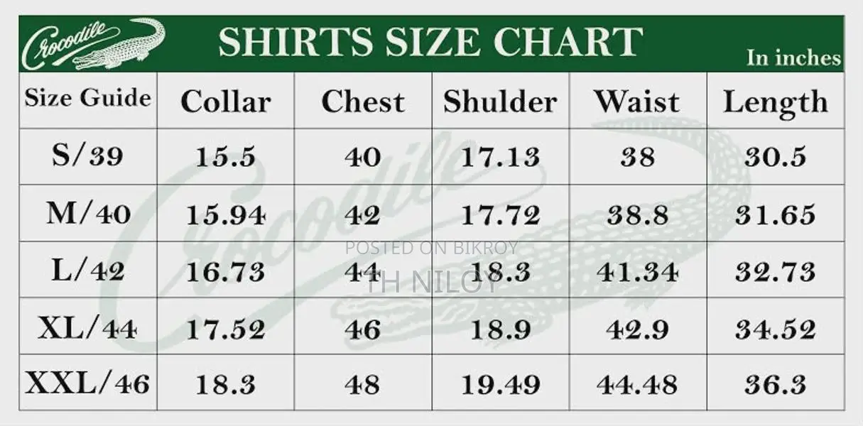 Crocodile Formal Shirt