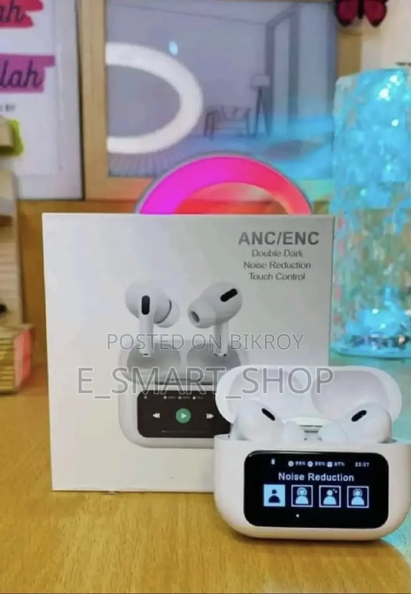 Smart Display Airpods — Your music now at your fingertips!