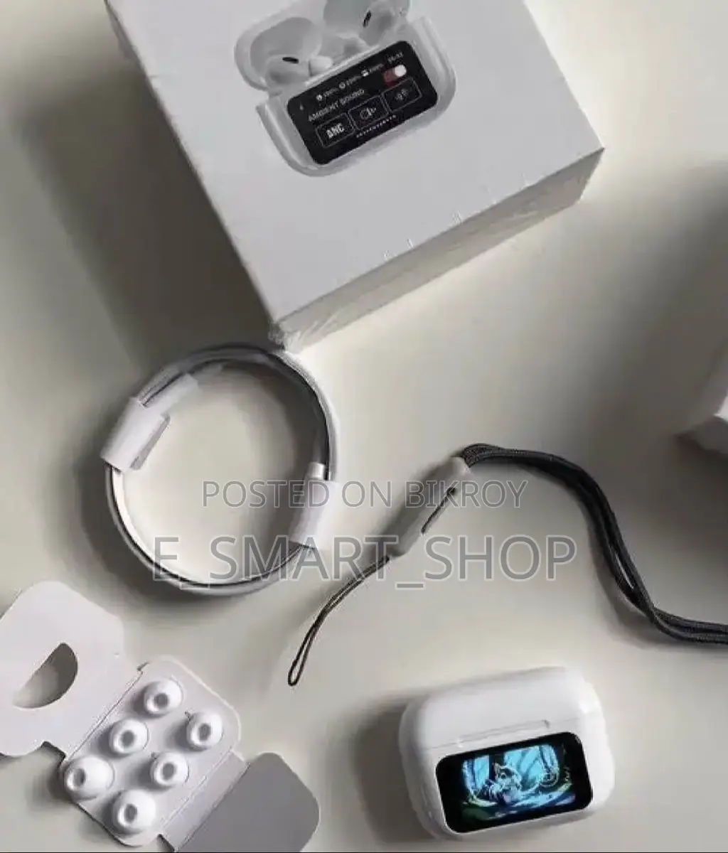 Smart Display Airpods — Your music now at your fingertips!