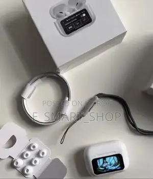 Smart Display Airpods — Your music now at your fingertips!