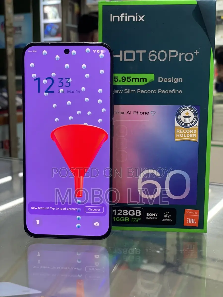 Infinix Hot 60 Pro Plus 8/256✅Full Box (Used)
