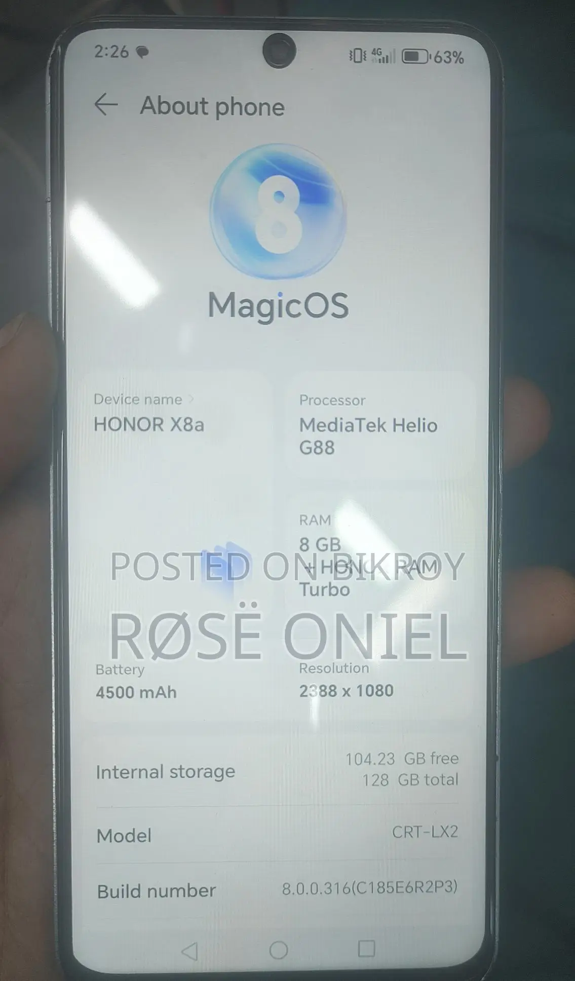 Honor X8a (Used)