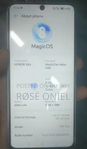 Honor X8a (Used)