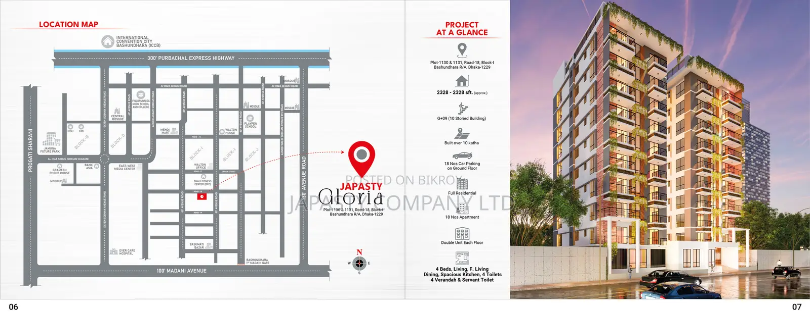 4-Bedroom Ready Flat with Huge Terrace for Sale in Bashundhara