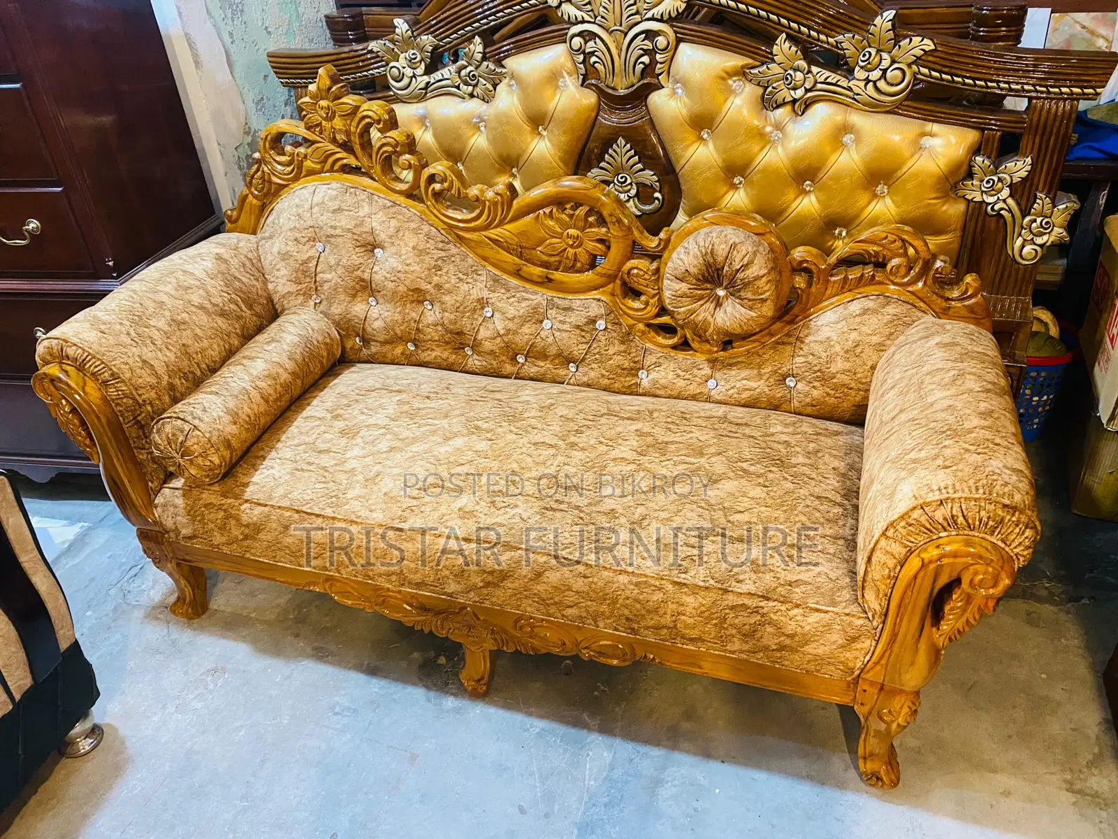 Teak Wood Divan Sofa