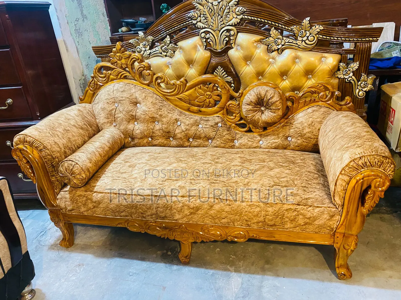 Teak Wood Divan Sofa