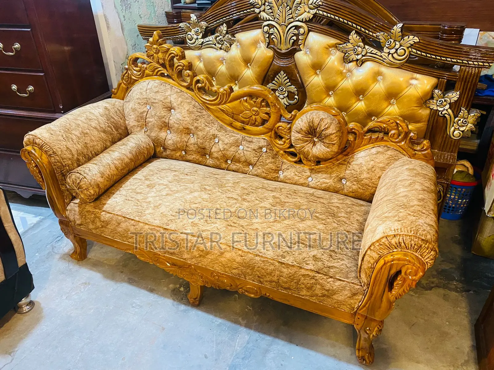 Teak Wood Divan Sofa