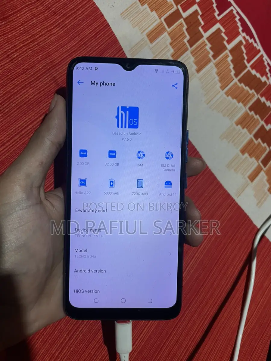 Tecno POP 5 LITE 2/32 (Used)