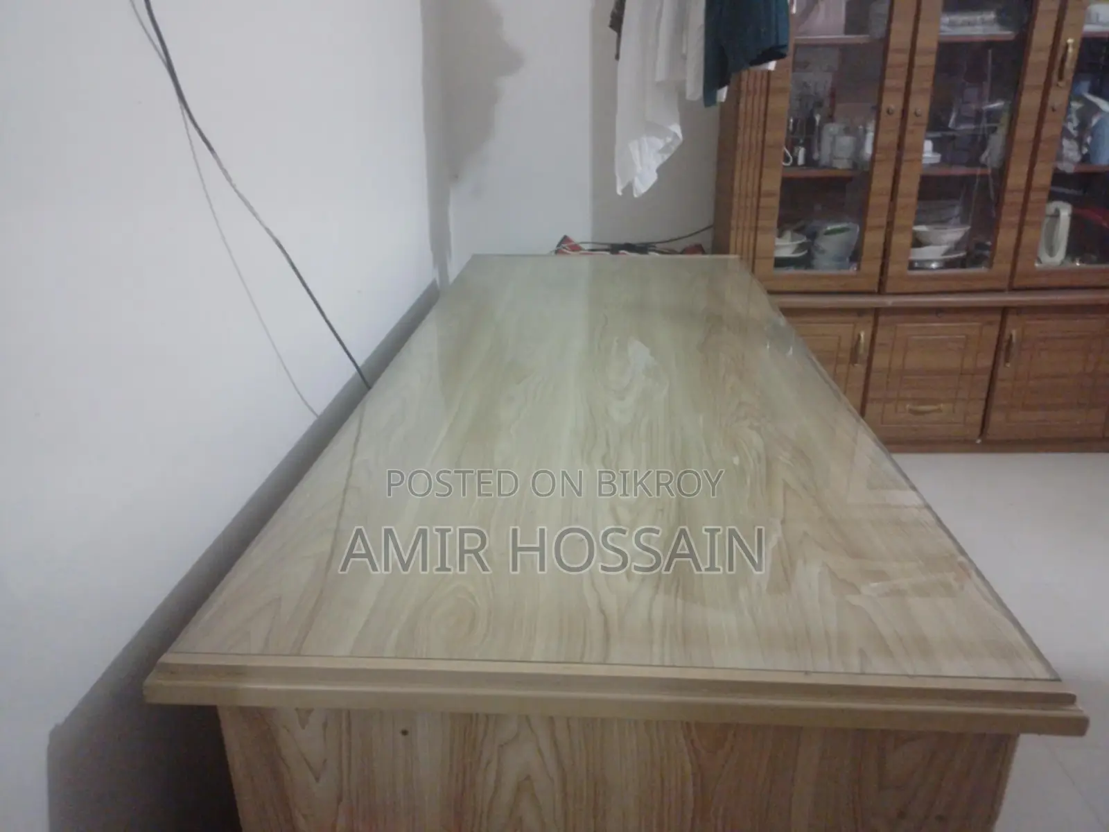 অফিস টেবিল 3f×7f with 10mm Glass