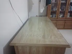 অফিস টেবিল 3f×7f with 10mm Glass