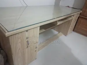 অফিস টেবিল 3f×7f with 10mm Glass