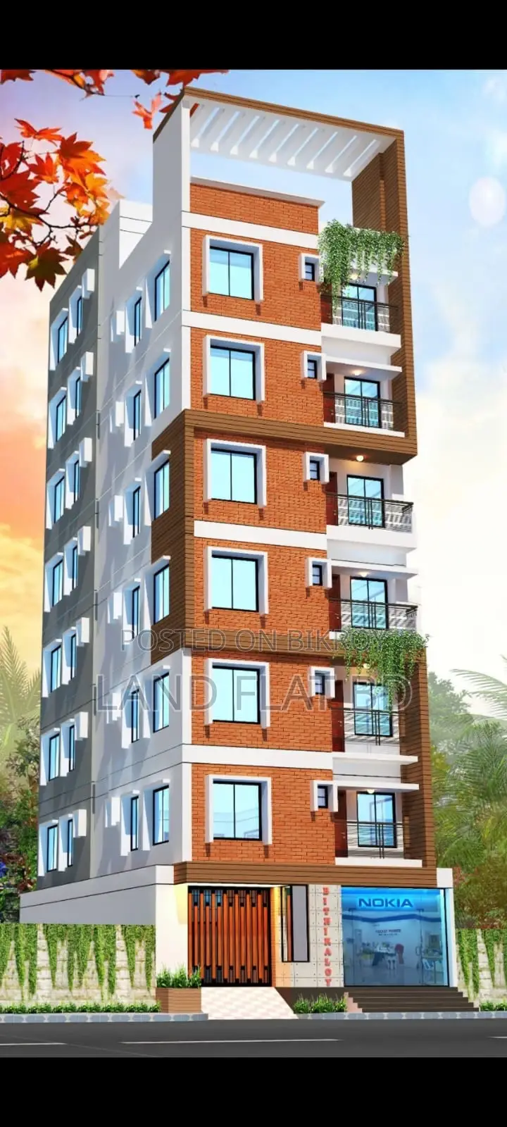ON GOING FLAT SHARE SALE @ 810 SFT NORTH FACING ROAD SIDE.