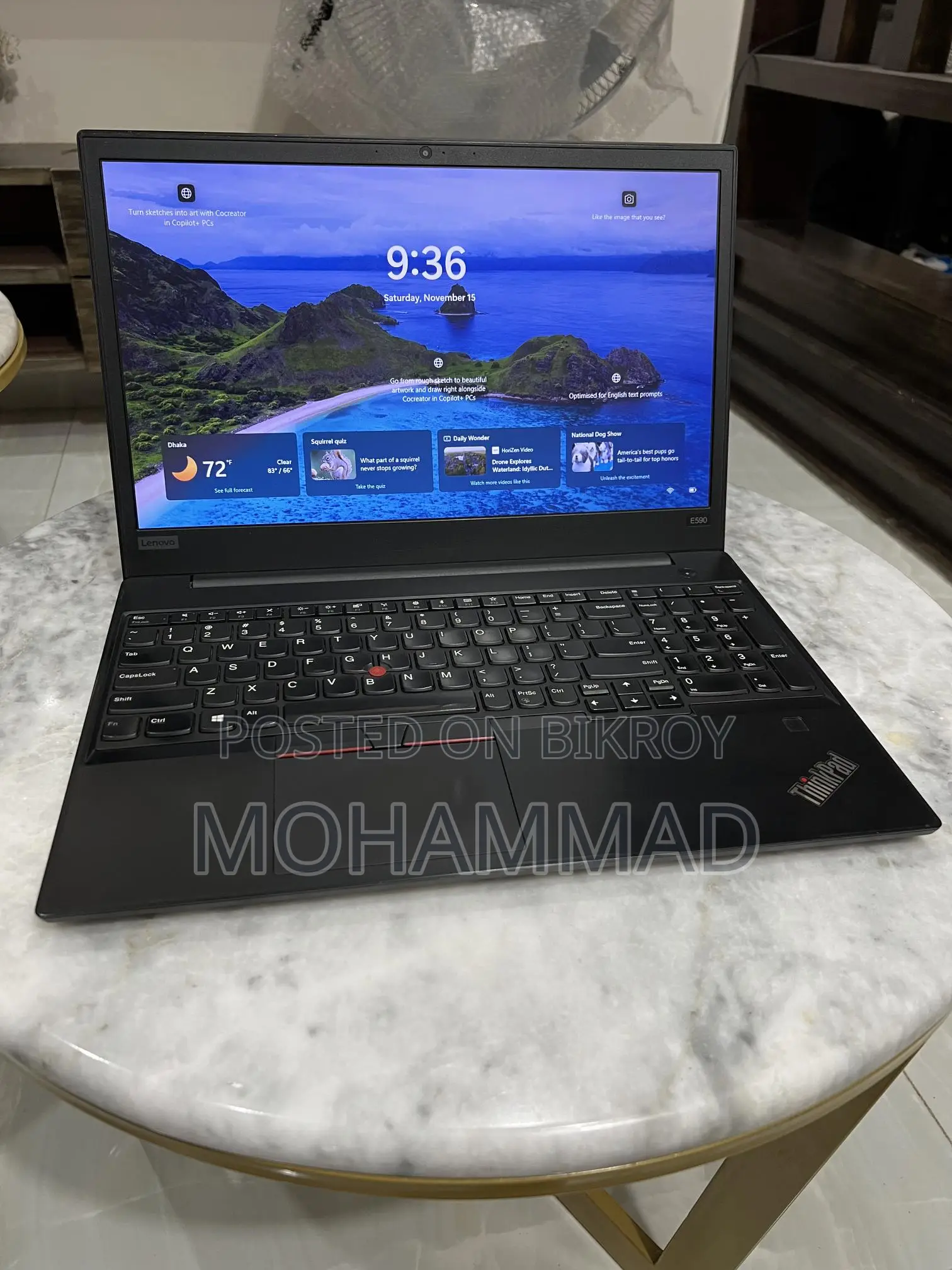 Laptop Lenovo ThinkPad E480 16GB Intel Core i5 HDD+SSD 1T