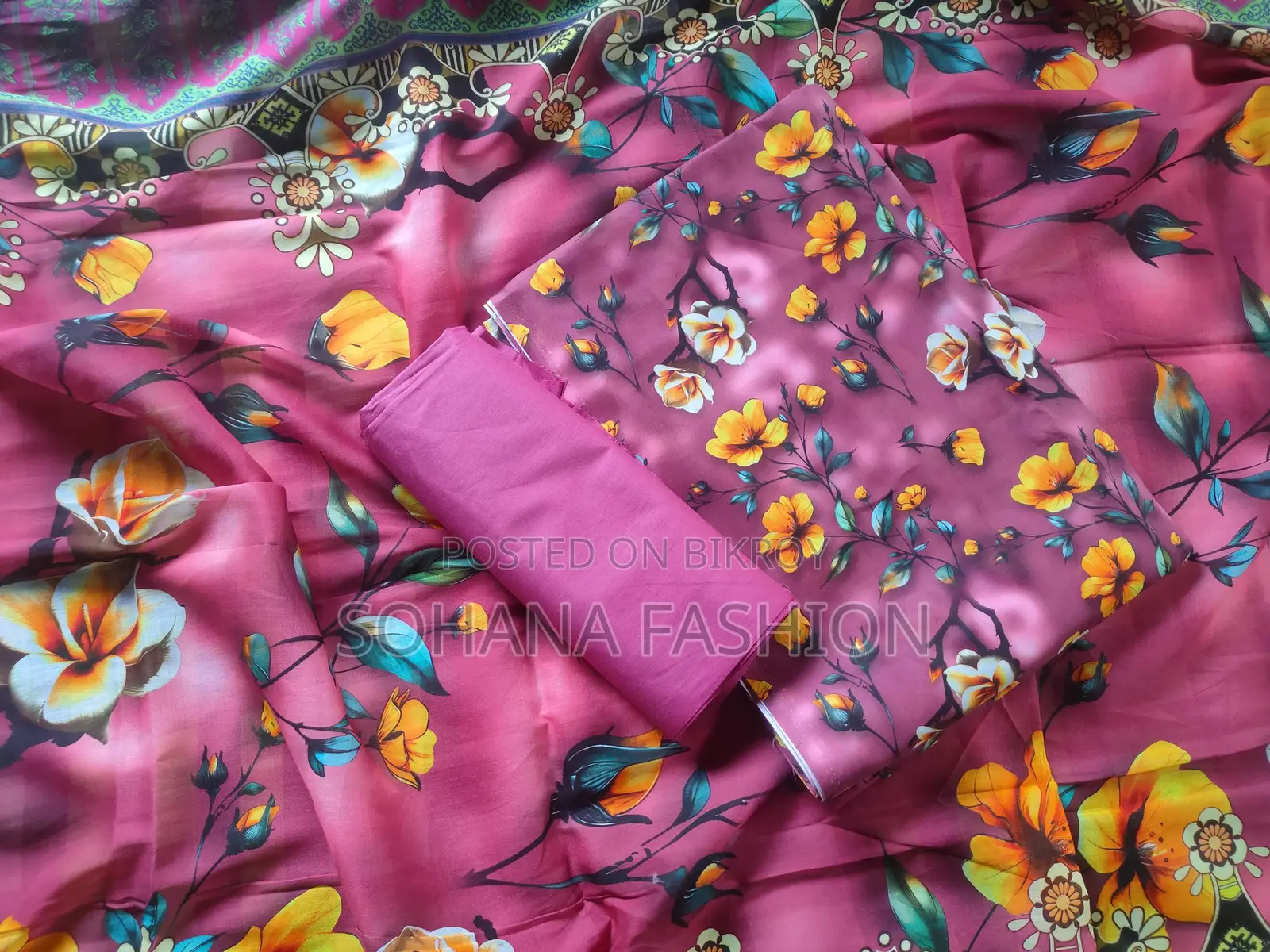 Rangoli Cotton Three-Piece