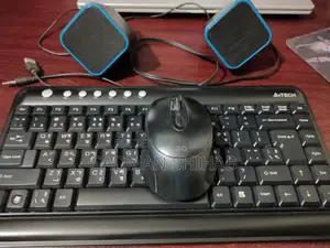 Wireless Keyboard, Mouse, and Speaker for Sale