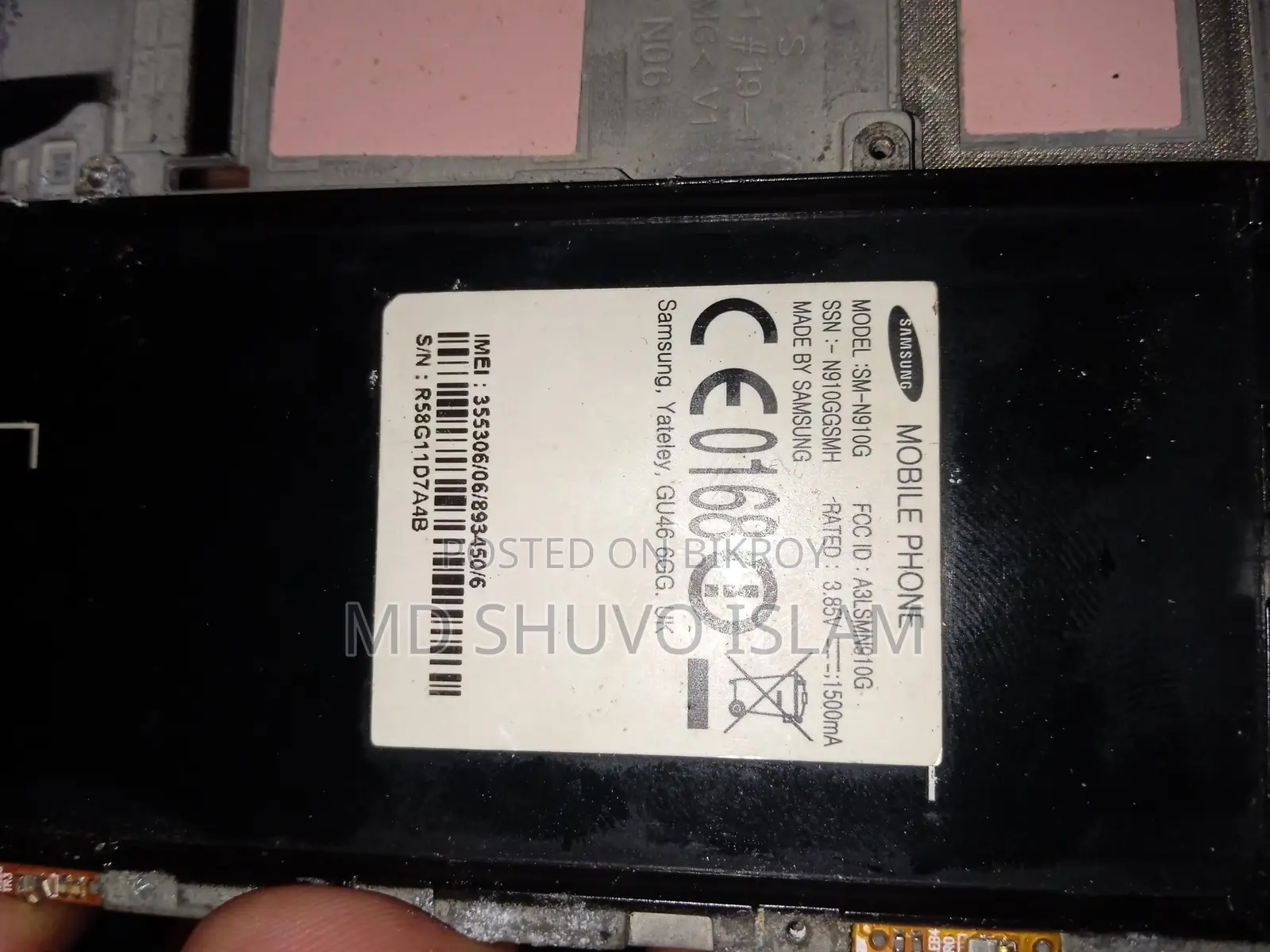 Samsung Galaxy Note 4 Full Fresh Condition Motherboard
