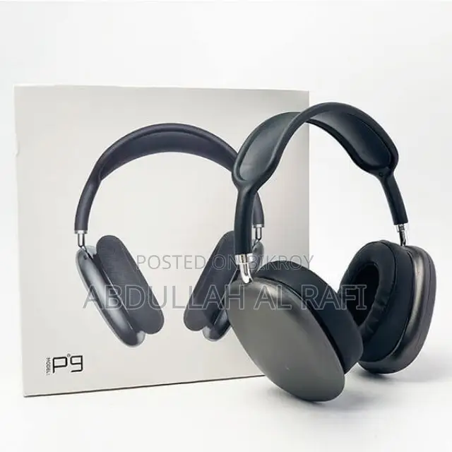 P9 Pro Headphone – Premium Look, Heavy Bass, Long Battery Backup