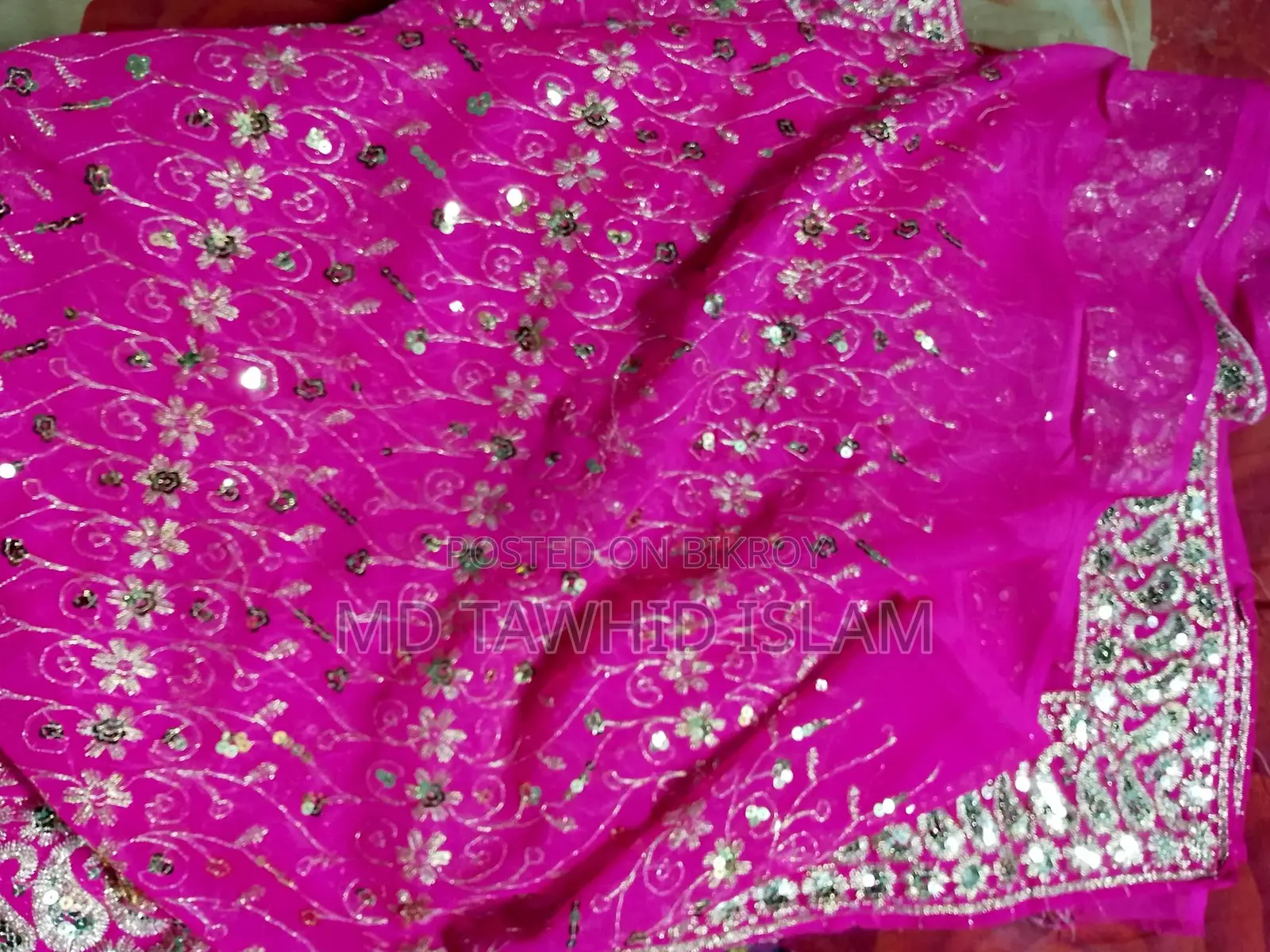 Selling Saree with Embroidery Work