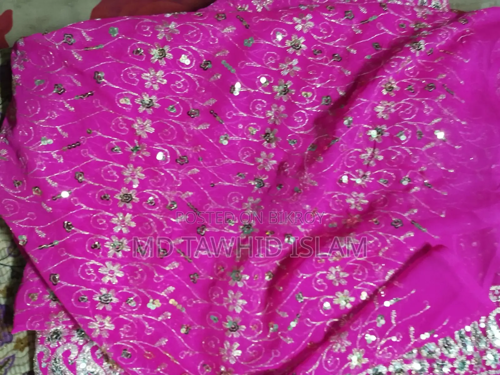 Selling Saree with Embroidery Work
