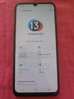 Vivo V23e ৮/১২৮ জিবি (ব্যবহৃত)