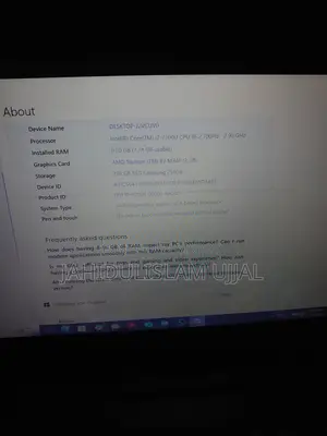 Lenovo Idea Pad core i7 7 generation 8GB RAM 256GB ssd 2gb graphics 2 H