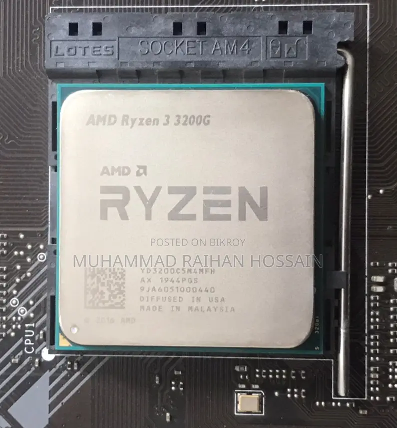 Ryzen 3 3200g Am4 Processor Used with Care