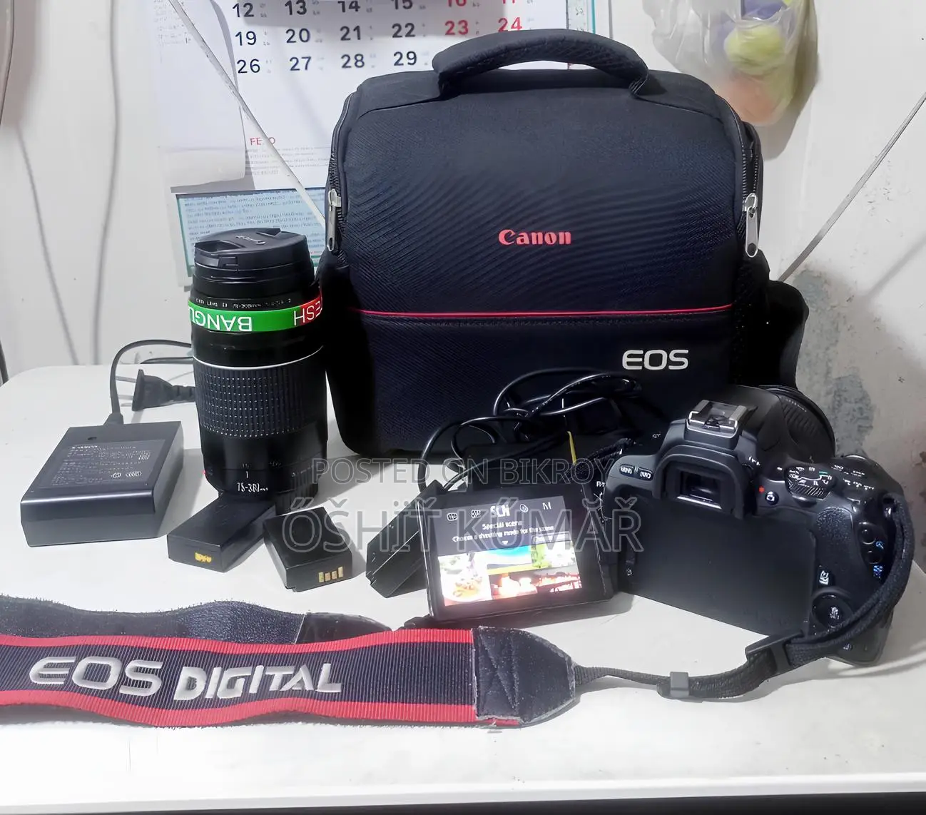 Canon 200D Camera for sale with Zoom Lens Kit