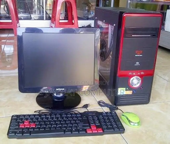 Computer Set Core 2 Duo + 4GB RAM + 250GB HDD + LG 17" LED