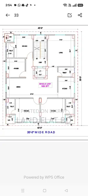 ON GOING FLAT SHARE @ FOR SALE 1924 SFT SOUTH FACING