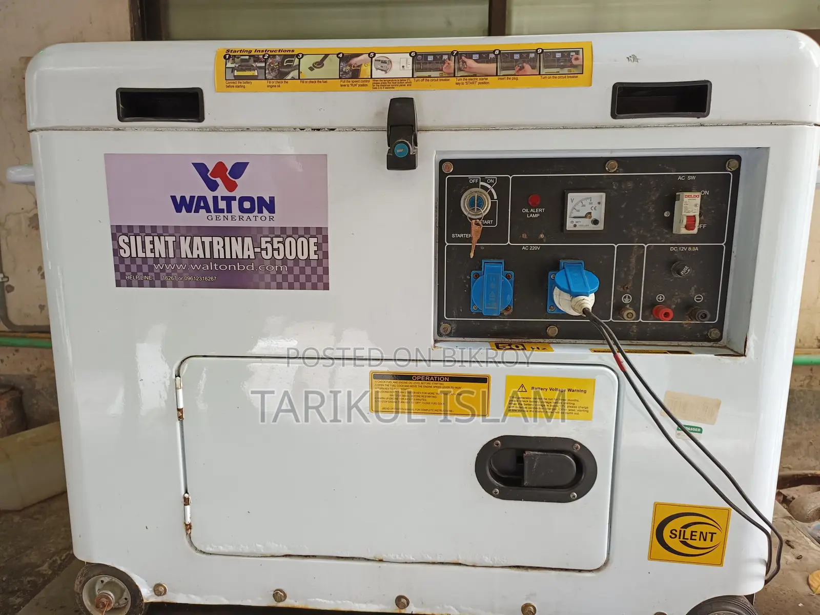 Walton Silent Katrina-5500E Generator