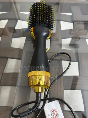 Generic Hair Dryer Brush, With Black Ion Technology