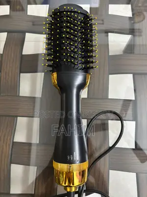 Generic Hair Dryer Brush, With Black Ion Technology