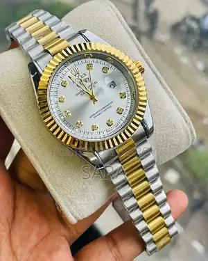 Rolex Quartz Movement Stainless Steel Analog Watch for Men