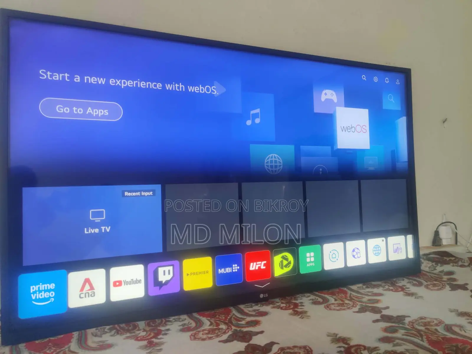 LG 43-inch 4K Smart TV