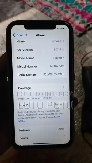 Apple iPhone X 256 GB (Used)