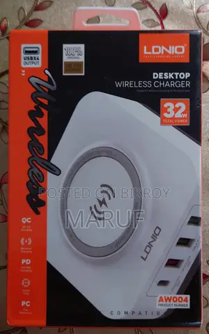 Ldnio 32w Desktop Wireless Charging Station Boxed New